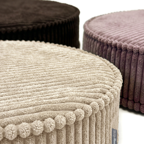 KiddyMoon Ensemble 3 Modules en Mousse pour Enfants pour Chambre D'enfant, beige-brun-violet, Lx3