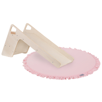 KiddyMoon Tapis de Jeu Pour Enfants Montessori Tapis en Mousse Bébé Épais et Doux Tapis Rampant Ramper Enfant Jouet Couverture Baby Tapis d'éveil, Fabriqué en UE, rose, XL