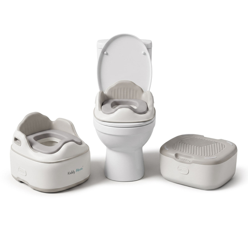 KiddyMoon Pot de Toilette pour Enfants avec Couvercle Verrouillable, beige, UNI