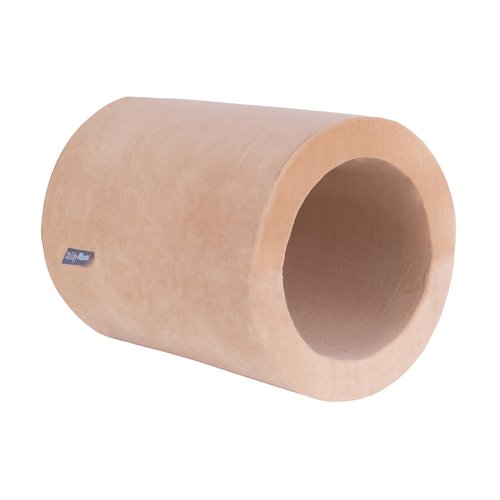 KiddyMoon Aire De Jeux En Mousse Modulable Pour Enfants Avec Housses Amovibles Résistantes Et Matériaux Doux Favorisant Imagination Et Créativité, rose des sables, Tonneau