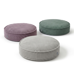 KiddyMoon Ensemble 3 Modules en Mousse pour Enfants pour Chambre D'enfant, vert-gris clair-violet, Lx3