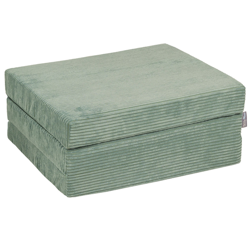 KiddyMoon Matelas Enfant Pliable en Mousse Matelas Pouf pour Tout-Petits, Chambre d'Enfant, vert, Matelas