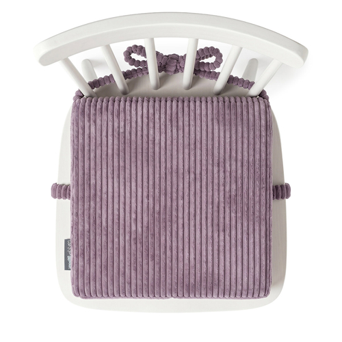 KiddyMoon Coussin Rehausseur De Chaise Enfant, Assise Rehaussée 10 Cm Avec Housse Lavable Et Liens d’Attache, violet, 33x33x10