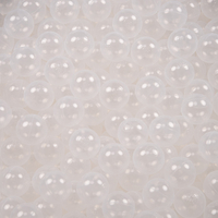 KiddyMoon Balles pour Piscine Colorées ∅6cm Plastique Enfant Bébé Fabriqué en EU, transparent, 500 Balles/6cm