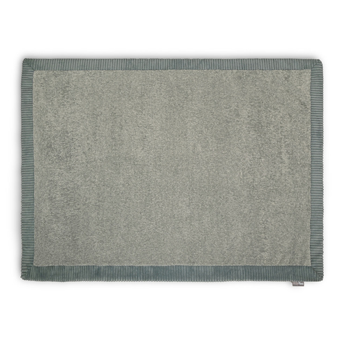 KiddyMoon Tapis de jeu doux pour enfant, antidérapant, rectangulaire, vert