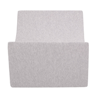 KiddyMoon Element Aire De Jeux en Mousse pour Enfants, gris clair, Multi-Taille