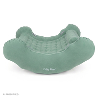 KiddyMoon Fauteuil Sensoriel Gonflable À Bascule Enfant Avec Poignées Et Pompe, sauge, L