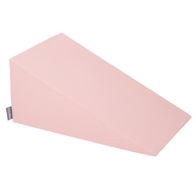 KiddyMoon Aire De Jeux en Mousse avec Carré Piscine À Balles pour Enfants, rose:rose poudre/perle/transparent, Piscine (200 Balles) + Pente