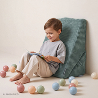 KiddyMoon coussin modulable enfant en polyester, vert, M