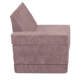 KiddyMoon Fauteuil Enfant Convertible en Mousse, Fauteuil pour Enfants Chaise pour Chambre d'Enfants Matelas Pliable Matelas Fauteuil Relax Fauteuil Douillet, , 70x55x30 cm