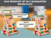 KiddyMoon Trotteur avec un Tableau D'activité, Chariot de Marche pour Bébé, Multicolore, Standard