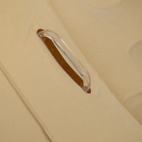 KiddyMoon Fauteuil Sensoriel Gonflable À Bascule Enfant Avec Poignées Et Pompe, beige, L