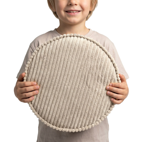 KiddyMoon Ensemble 3 Modules en Mousse pour Enfants pour Chambre D'enfant, gris clair-beige-brun, Sx3
