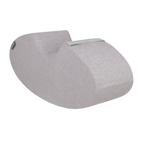 KiddyMoon Hopper Bascule-Sauteur pour les Enfants Bébé Balancelle Bean, gris clair, 78x35x25cm