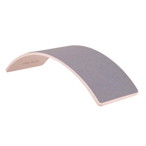 KiddyMoon Planche D'équilibre pour Enfants Planche à Balancer Montessori, Rose, 83x29,5x1,7 cm/Felt