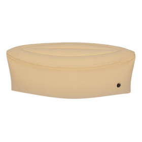 KiddyMoon Gonflable Fauteuil Sensoriel Enfant Avec Poignées Et Pompe, beige, M