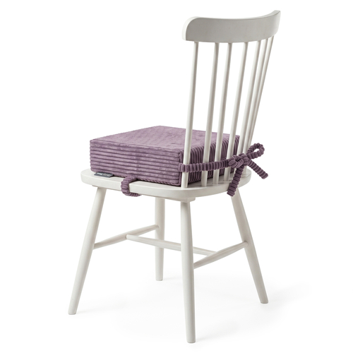 KiddyMoon Coussin Rehausseur De Chaise Enfant, Assise Rehaussée 10 Cm Avec Housse Lavable Et Liens d’Attache, violet, 33x33x10