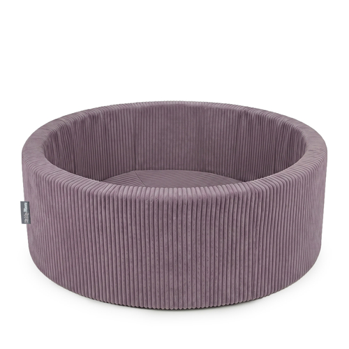KiddyMoon Piscine Bébé 90 X 30 Cm Sans Balles, Piscine À Balles Pour Bébé Et Enfant, Piscine Enfant En Mousse Douce, Housse Côtelée Lavable, Violet: Sans balles, 90x30/SANSballes