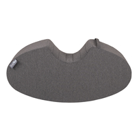 KiddyMoon Hopper Bascule-Sauteur pour les Enfants Bébé Balancelle Bean, gris foncé, M