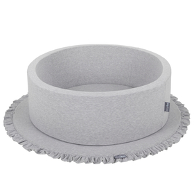 KiddyMoon Tapis de Jeu Pour Enfants Montessori Tapis en Mousse Bébé Épais et Doux Tapis Rampant Ramper Enfant Jouet Couverture Baby Tapis d'éveil, Fabriqué en UE, gris clair, XL