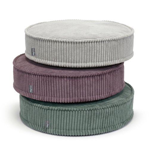 KiddyMoon Ensemble 3 Modules en Mousse pour Enfants pour Chambre D'enfant, vert-gris clair-violet, Mx3