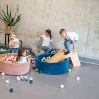 KiddyMoon Toboggan En Bois pour Enfants 2 en 1 Chaise Bébé, naturel, Grand