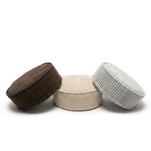 KiddyMoon Ensemble 3 Modules en Mousse pour Enfants pour Chambre D'enfant, gris clair-beige-brun, Sx3