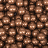 KiddyMoon Balles Colorées Plastique ∅7cm pour Piscine Enfant Bébé Fabriqué en EU, cuivre, 50 Balles/7cm