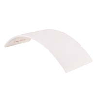 KiddyMoon Planche D'équilibre pour Enfants Planche à Balancer Montessori, Blanc, 83x29,5x1,4 cm