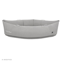KiddyMoon Gonflable Fauteuil Sensoriel Enfant Avec Poignées Et Pompe, gris, L