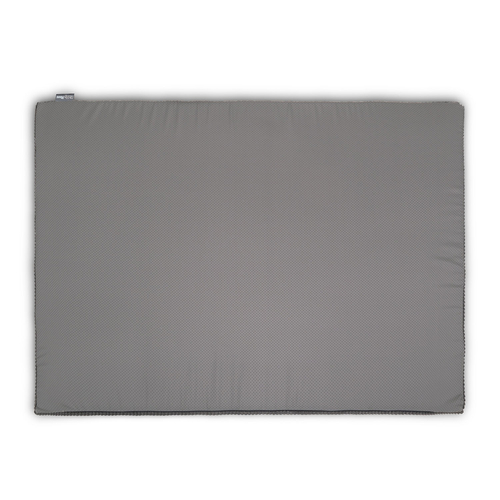 KiddyMoon Tapis de jeu doux pour enfant, antidérapant, rectangulaire, gris clair
