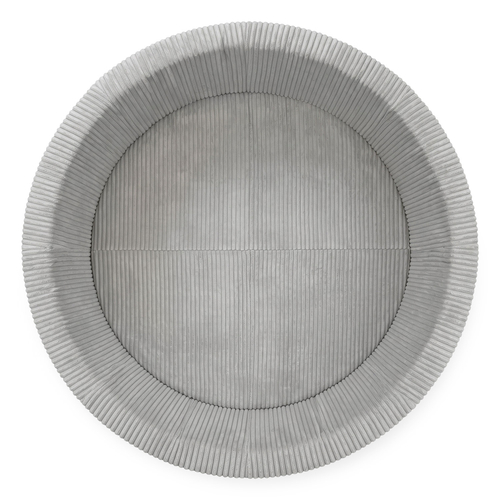 KiddyMoon Piscine Bébé 90 X 30 Cm Sans Balles, Piscine À Balles Pour Bébé Et Enfant, Piscine Enfant En Mousse Douce, Housse Côtelée Lavable, Gris clair: Sans balles, 90x30/SANSballes