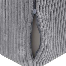 KiddyMoon Matelas Enfant Pliable en Mousse Matelas Pouf pour Tout-Petits, Chambre d'Enfant, gris foncé, 165x70x10 cm