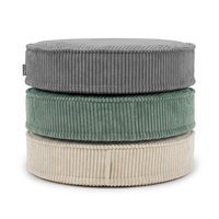 KiddyMoon Ensemble 3 Modules en Mousse pour Enfants pour Chambre D'enfant, vert-beige-gris foncé, Lx3