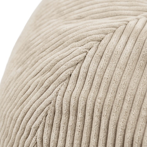 KiddyMoon Pouf pour Enfants 2-en-1 Rangement pour Jouets, 80x80x50cm, beige