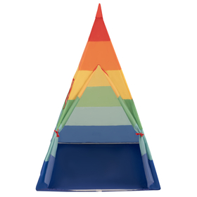 Tipi Tente de Jeu avec Balles Maison de Jeu pour Enfants, multicolore: noir/jaune/bleu/rouge/vert, 100 Balles