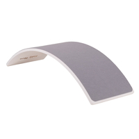 KiddyMoon Planche D'équilibre pour Enfants Planche à Balancer Montessori, Blanc, 83x29,5x1,7 cm/Felt