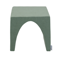 KiddyMoon Aire De Jeux En Mousse Modulable Pour Enfants Avec Housses Amovibles Résistantes Et Matériaux Doux Favorisant Imagination Et Créativité, vert forêt, Multi-Taille