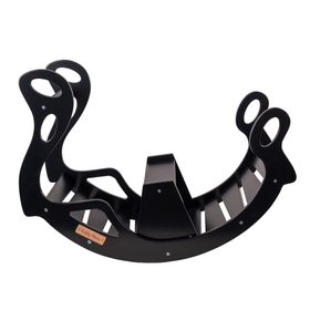 KiddyMoon Bascule pour Enfants Rocker Bébé Balancelle, noir, 90,6x39x69 cm