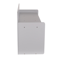 banquette avec étagères pour les enfants KiddyMoon, gris, UNI