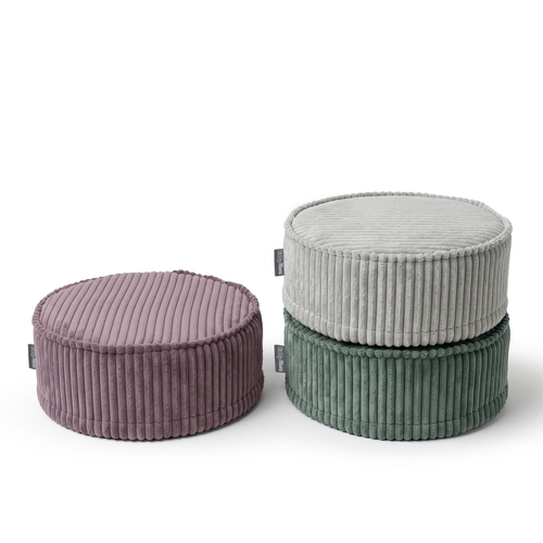 KiddyMoon Ensemble 3 Modules en Mousse pour Enfants pour Chambre D'enfant, vert-gris clair-violet, Sx3