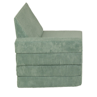 KiddyMoon Fauteuil Enfant Convertible en Mousse, Fauteuil pour Enfants Chaise pour Chambre d'Enfants Matelas Pliable Matelas Fauteuil Relax Fauteuil Douillet, , 70x55x30 cm