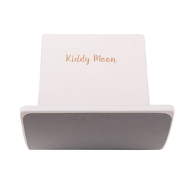 KiddyMoon Planche D'équilibre pour Enfants Planche à Balancer Montessori, Blanc, 83x29,5x1,7 cm/Felt