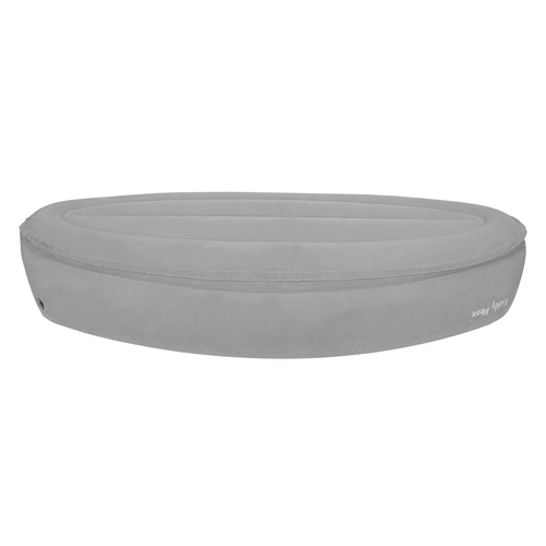 KiddyMoon Gonflable Fauteuil Sensoriel Enfant Avec Poignées Et Pompe, gris, XL