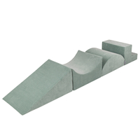 KiddyMoon Parcours Motricité En Mousse Enfants Tricot Côtelé Favorise Créativité, , Multi-Taille