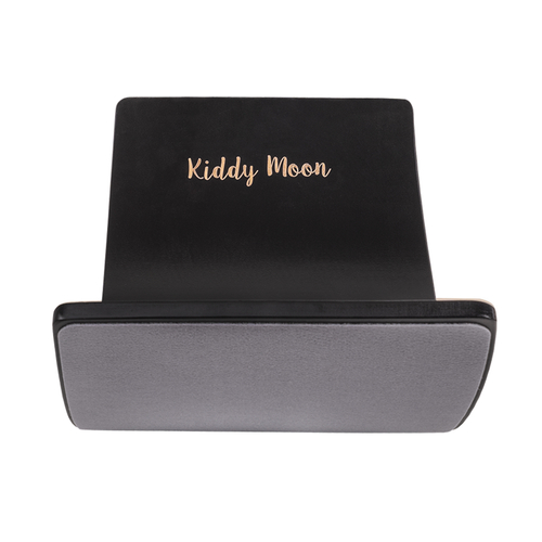 KiddyMoon Planche D'équilibre pour Enfants Planche à Balancer Montessori, Noir, 83x29,5x1,7 cm/Felt