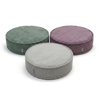 KiddyMoon Ensemble 3 Modules en Mousse pour Enfants pour Chambre D'enfant, vert-gris clair-violet, Mx3