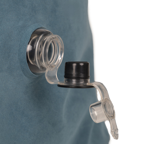 KiddyMoon Gonflable Fauteuil Sensoriel Enfant Avec Poignées Et Pompe, bleu, M