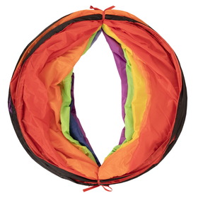 Tunnel Pliable Pour Enfants Tunnel de Jeu Avec Balles Jouet de Pliable Pop-up Pour Bébé Idéal Pour Jouer À L'Intérieur Et À L'Extérieur, multicolore, Sans Balles