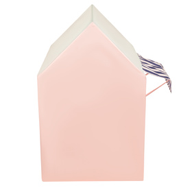 Tente de Jeu Pour Enfants De Magasin De Glaces Forme De Pavillon Pliable En Matériau Respirant Et Résistant Idéal Pour Stimuler La Créativité Intérieur Et Extérieur, rose-menthe: blanc/gris/menthe/rose poudré, 100 Balles